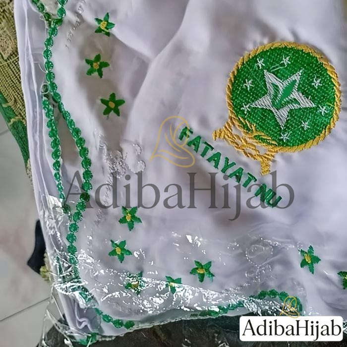 Jilbab Fatayat Bordir Bintang / Kerudung Fatayat NU Terlaris / Jilbab Muslimat / Hijab NU