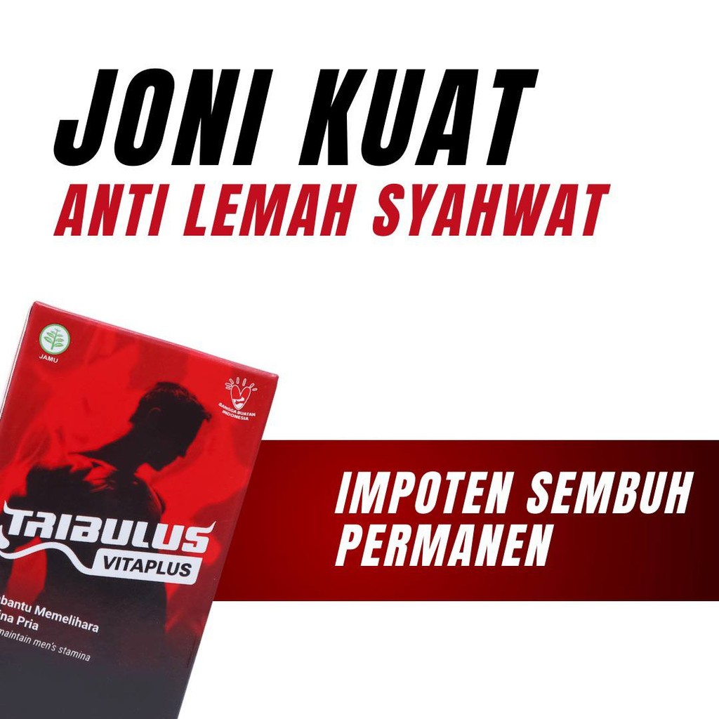 Tribulus Vitaplus Meningkatkan / Penambah Hormon Testosteron 50 Kapsul