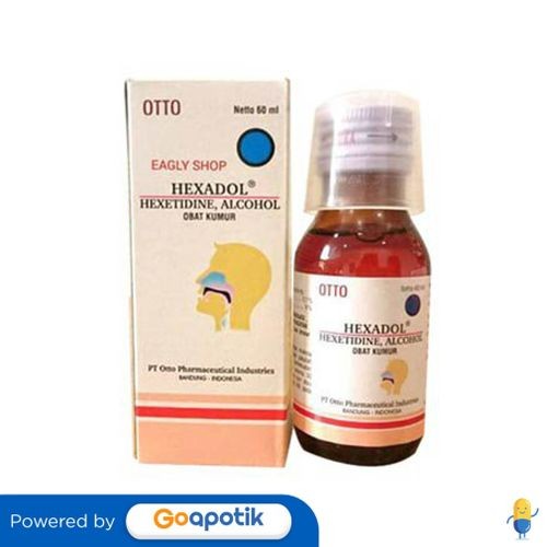 Hexadol Larutan Kumur Isi 60 Ml Botol