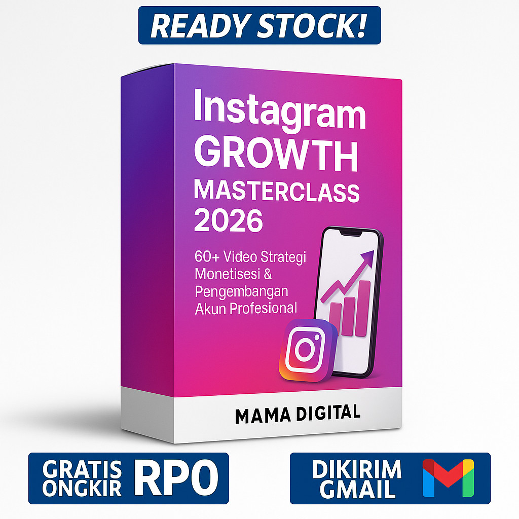 Instagram Growth Masterclass 2026 – 60+ Video Strategi Monetisasi & Pengembangan Akun Profesional