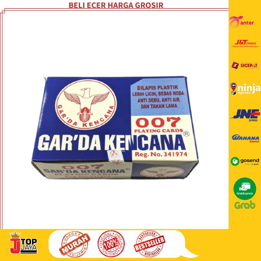 RAIDSHOP Kartu Remi Merk Garda Kencana 007 Playing Cards 007 isi 12 pak