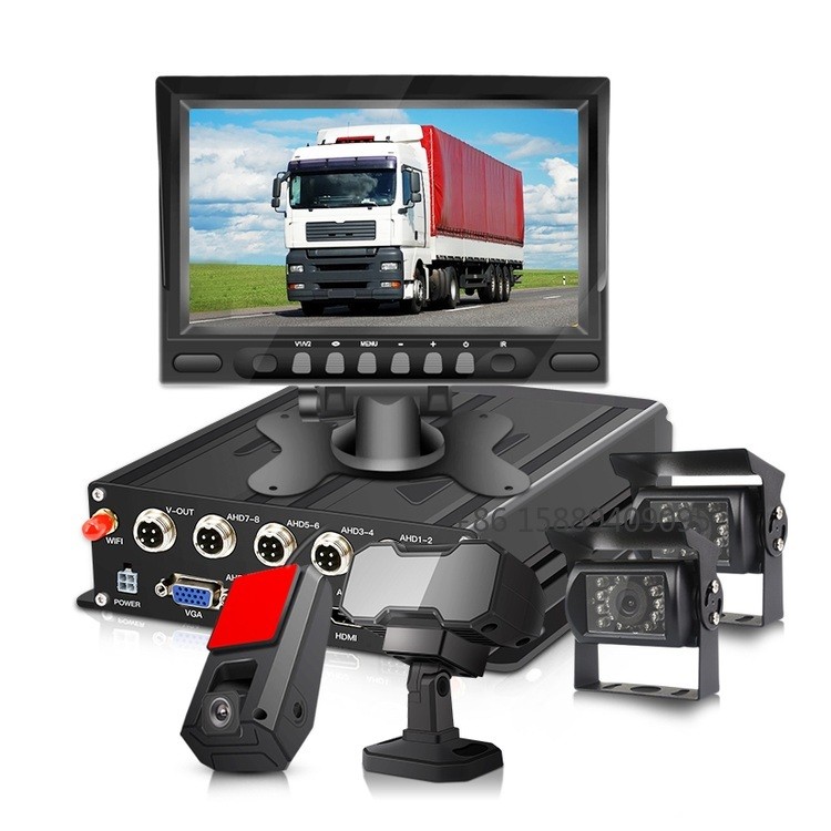 Collision Car And Video Drive Call Anti ning AI 4ch Mdvr Truck Dvr Mobile 4g Gps Bus Cctv Camera Mon