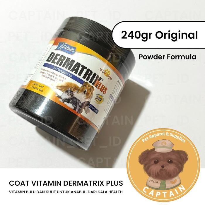 [54]  DERMATRIX PLUS VITAMIN BULU ANJING KUCING SKIN AND COAT SUPPLEMENT POODLE BICHON