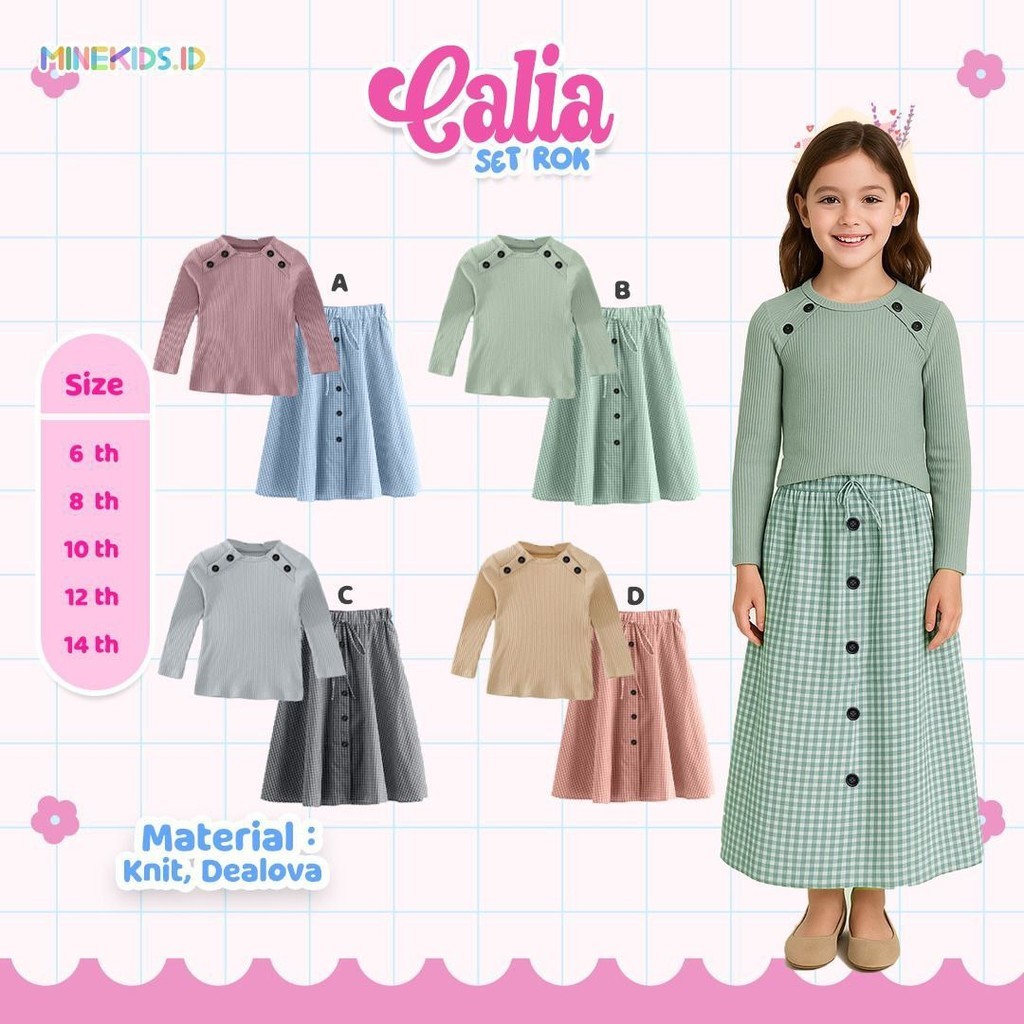 Rianti Collection Makassar - Calia Set Rok
