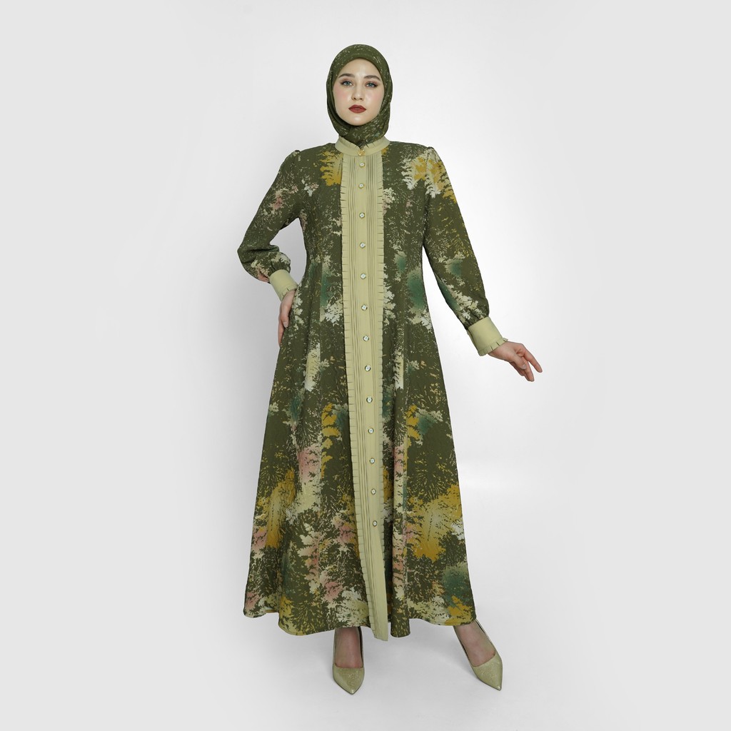 HIKMAT A4127 - Florshade Gamis Abaya Wanita