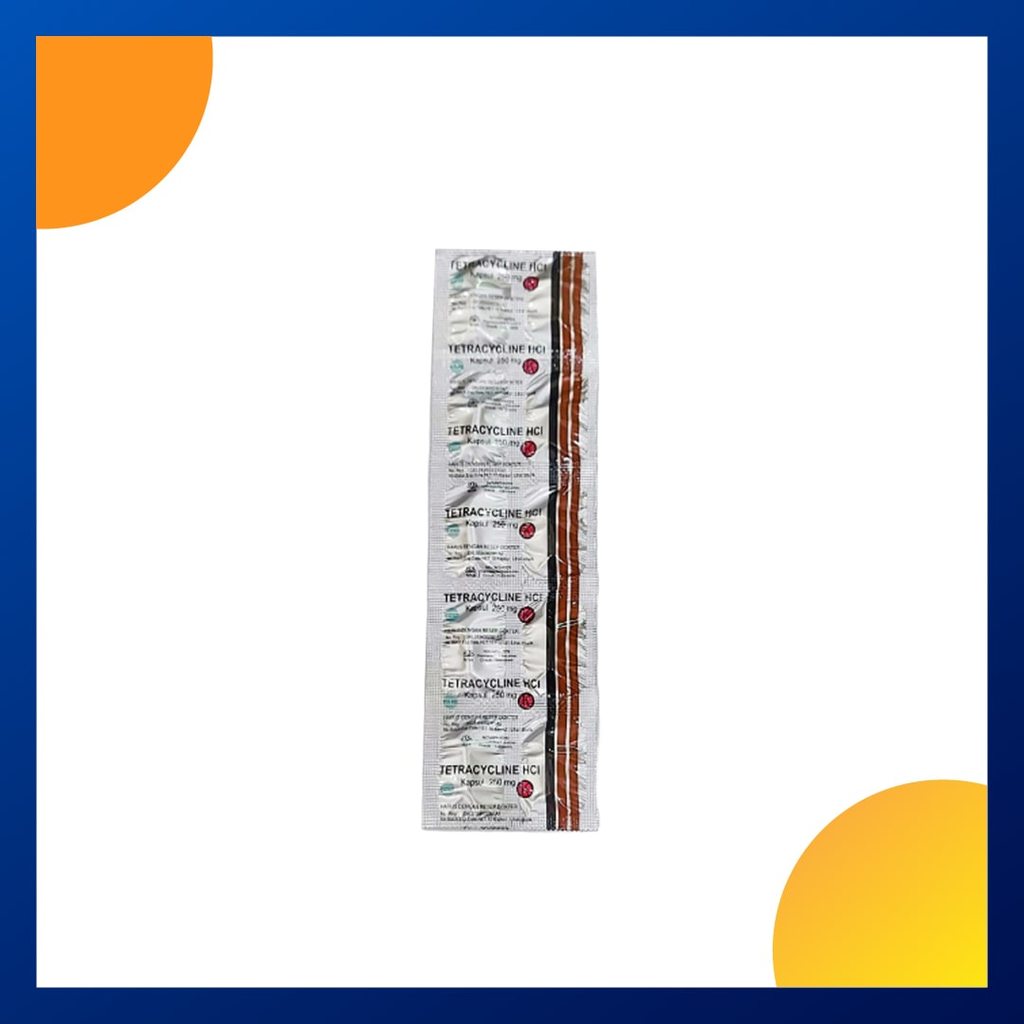TETRACYCLINE GENERIK_01 250 MG 1 STRIP @ 10 KAPSUL
