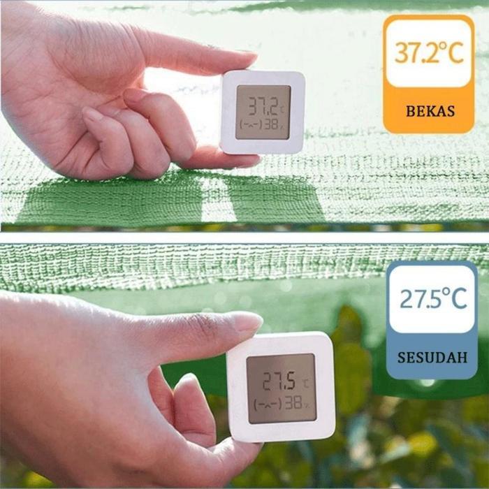Allieuka 90% Tahan UV Para Mesh Jaring Naungan Hijau Terpal Jaring Atap Tanaman Pelindung Matahari -