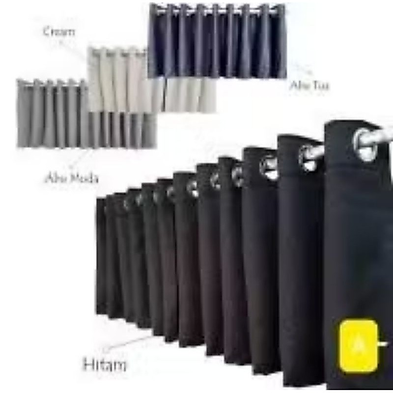 PONI GORDEN KHUSUS PONI GORDEN BAHAN BLACKOUT POLOS