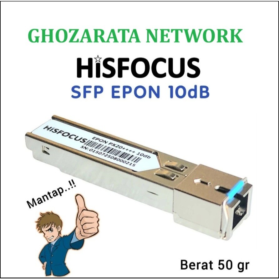 SFP EPON HISFOCUS 10db