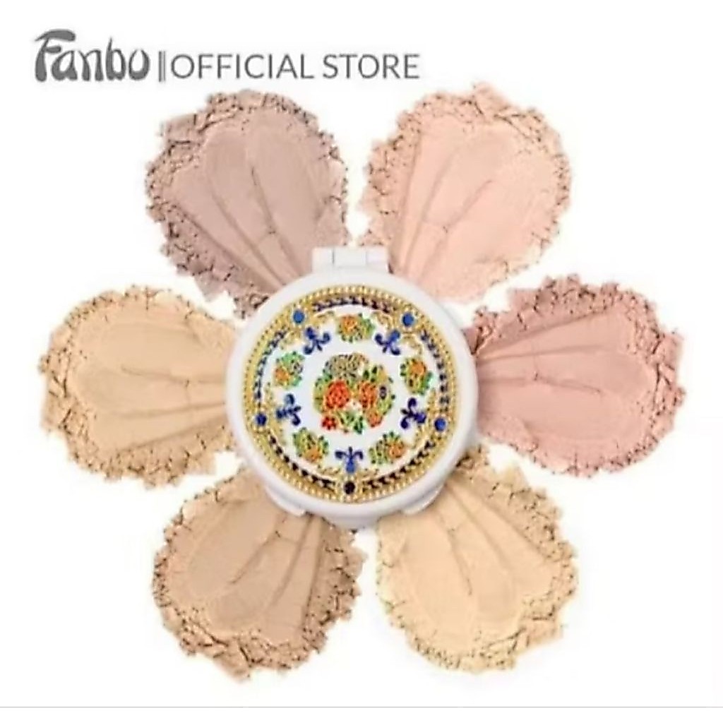 Fanbo Gloria Compact / Bedak Padat Fanbo Putih Original