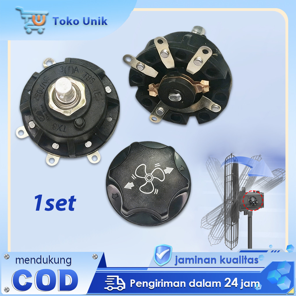 Potentio Motor 3Gear Speed Misty Cool Switch Saklar Putar Kipas Angin MistyCool Umum
