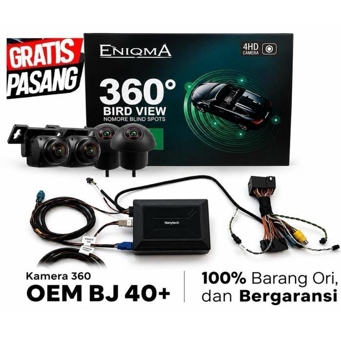 Enigma Kamera 360 OEM BJ40+ Instalasi Gratis Pasang Produk Original 4HD Bird View Nomore Blind Spots