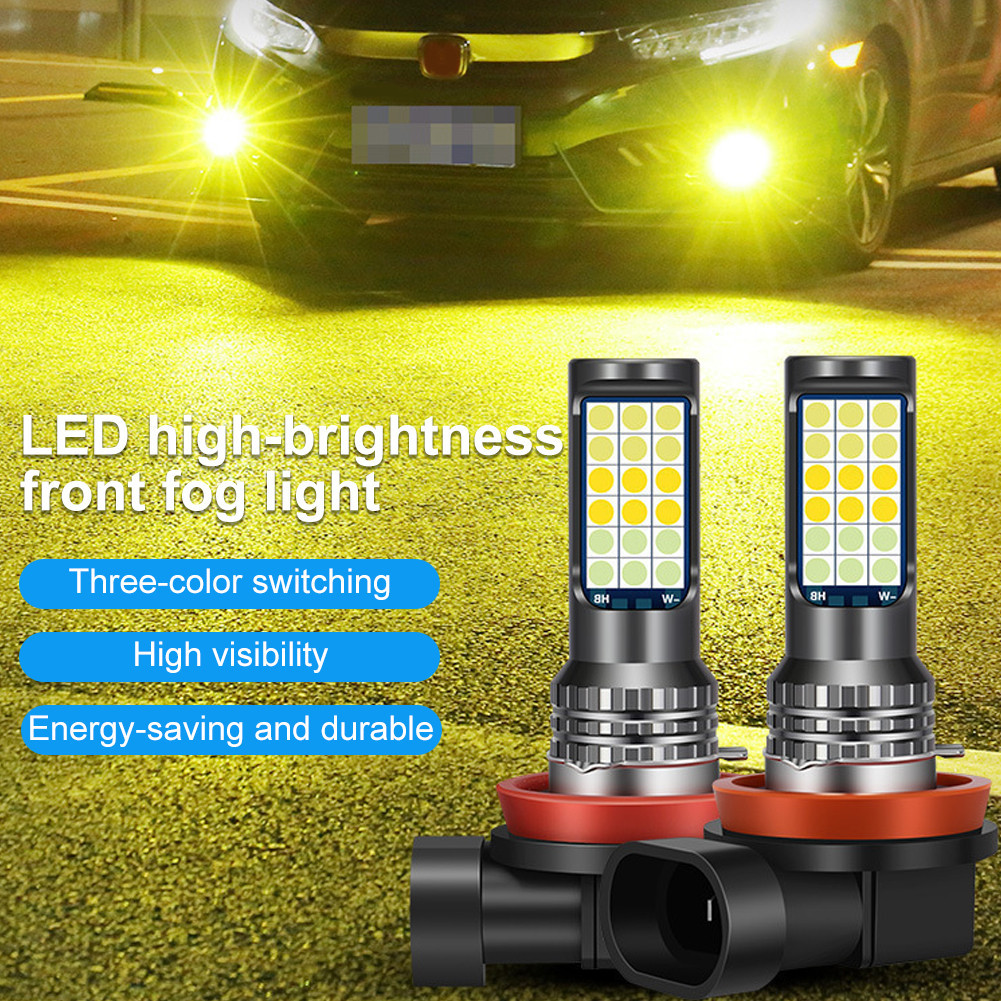 Lampu Kabut LED 2PCS 3 Warna Tahan Lama Untuk Avanza Xenia Calya