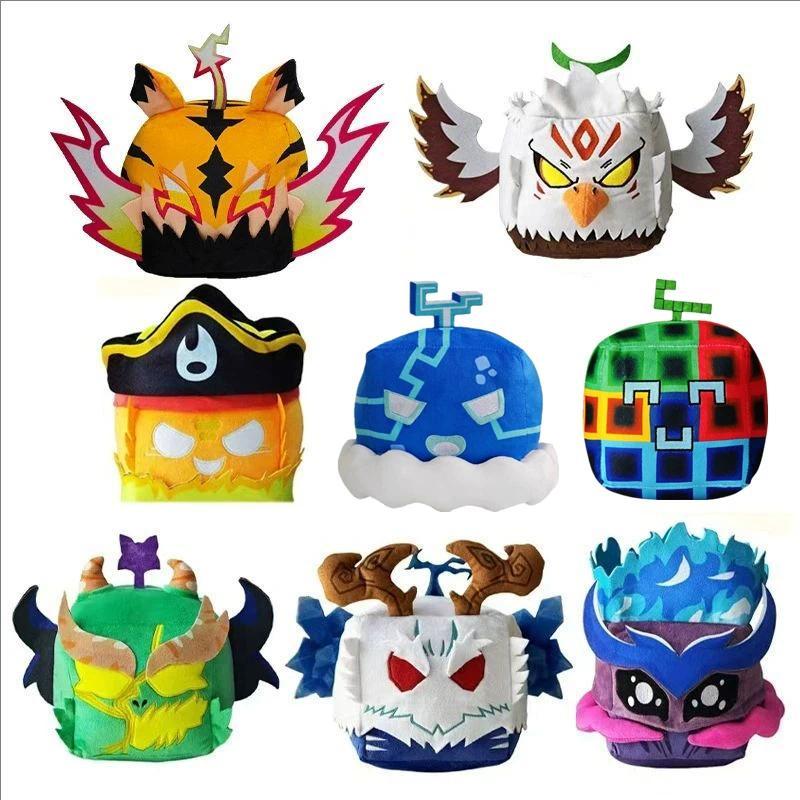 15cm Large Blox Fruits Plush Doll Dragon Gas Yeti Flame Fruit Home High Quality Stuffed Plushies Dec