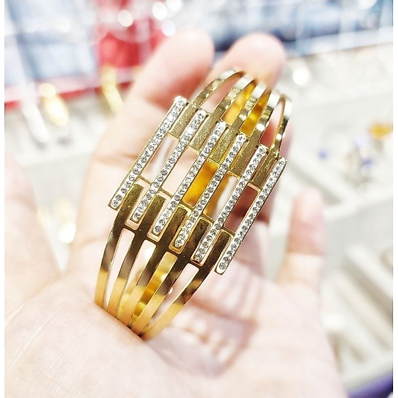 Gelang Titanium Gelang Tangan Wanita Titanium Anti karat