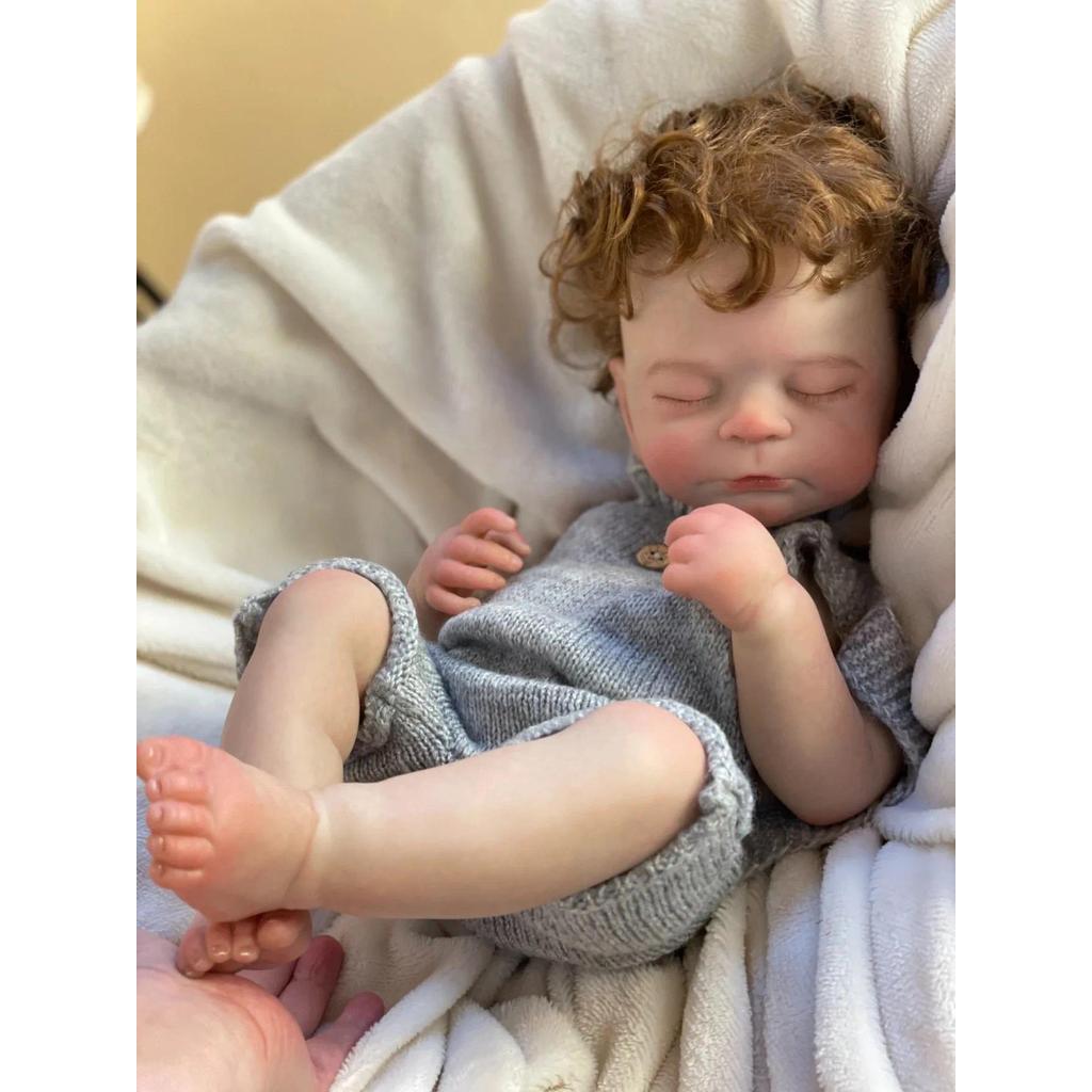 18 In Lifelike Reborn Boy Bebe Newborn Doill Handmade Lifelike Bebe Soft Tou Reborn Baby Doll