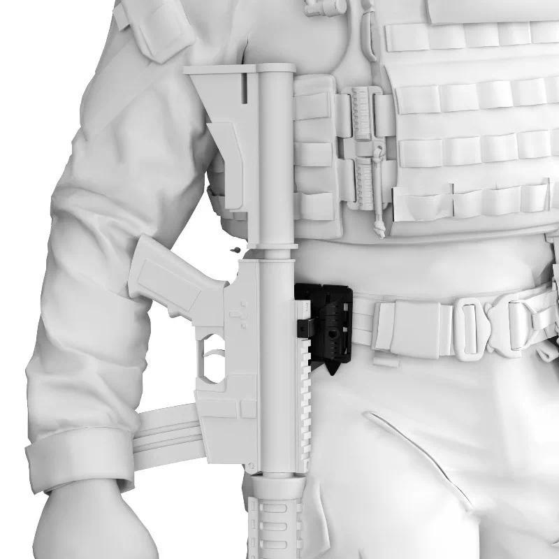 Left Right Universal Gun Holster AR Holster Tactical Plate For AR10 AK AR15 M4 M16 Airsoft Pou Hunti