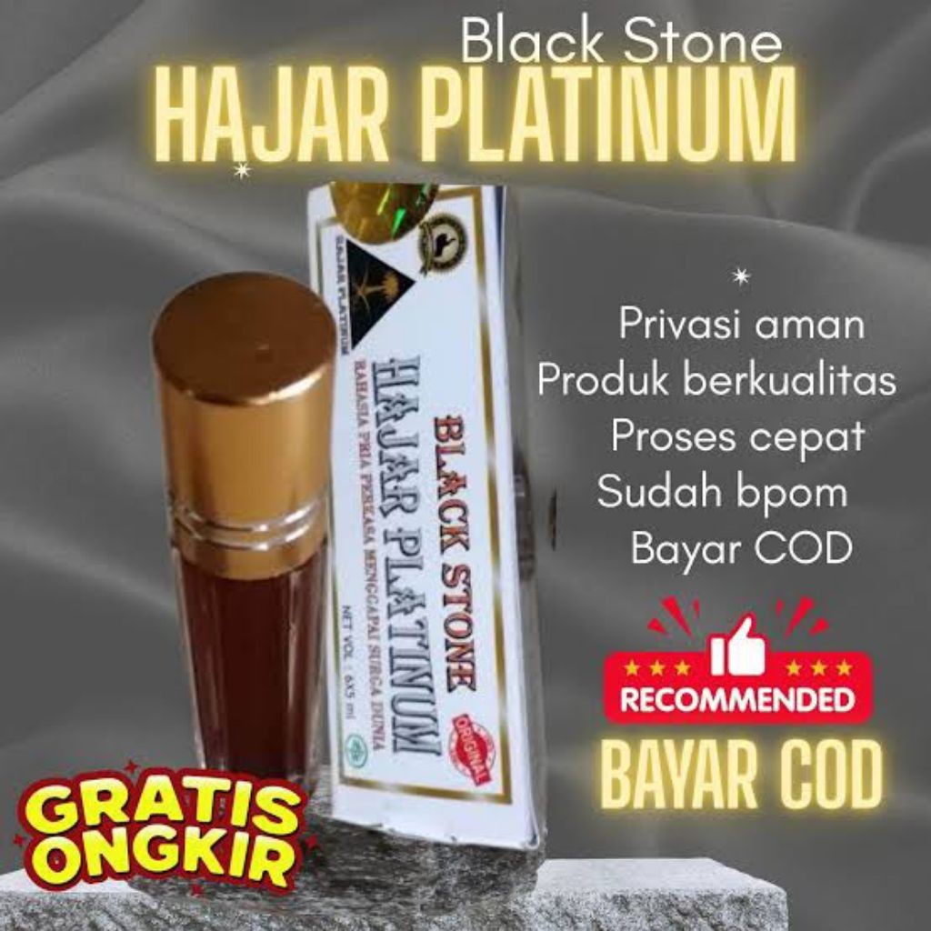 Unilivemart ~ hajar platinum oles pria asli 100% kuat tahan lama permanen