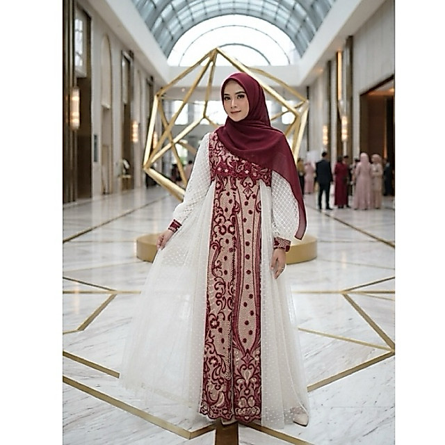 Gamis Rompi Pisah - Gamis Premium