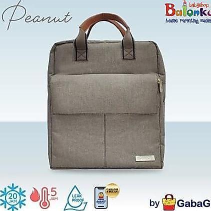 GabaG Tas Asi Backpack Cooler Bag 2 in 1 ( Laptop Fit) Zenia dan Peanut