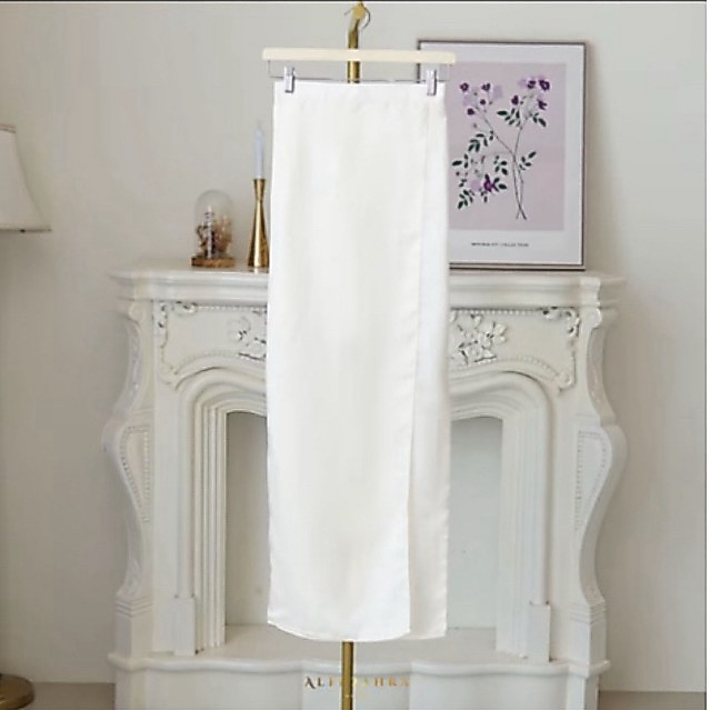 Span Satin Belah Rok Span Satin Belah Pinggir Hijab Friendly. Rok Span Bridal, Rok Span Satin Kondan