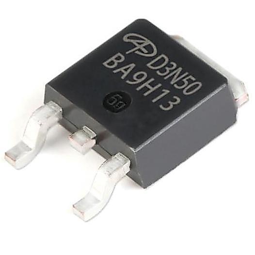 D3N50 AOD3N50 AO D 3N50 MOSFET SMD 3A 500V N-CHANNEL TO-252 TR MOS FET SE27