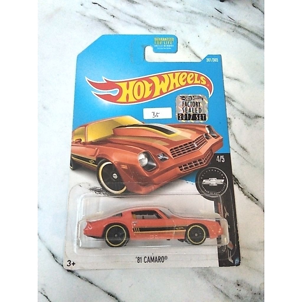 Hot Wheels '81 Camaro Factory Sealed Camaro Fifty
