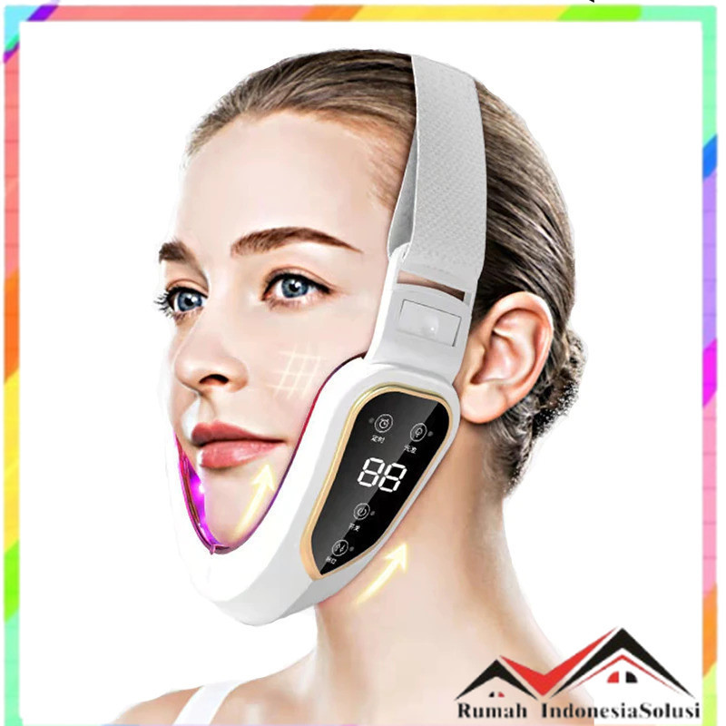 

- V-Face Alat Pijat Penirus Wajah Face Lifting Double Chin V-Shaped - BYM-903S -