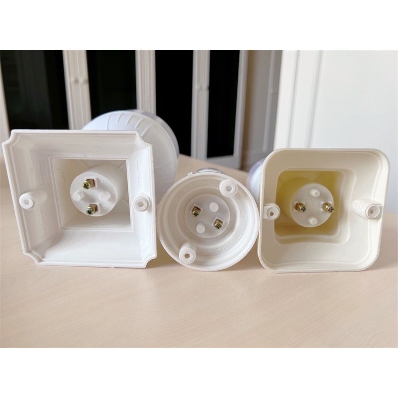 Tempat Lampu Fitting Plafon Segi E27 Lampu Di Plafon