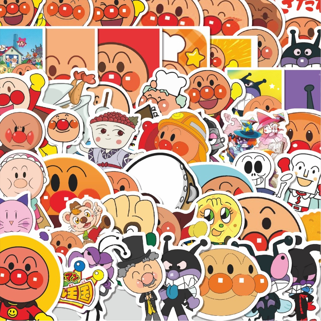 

Stiker Cutting Pack Stiker Kartun Anpanman Char Mix 1 Isi 100Pcs Series Aesthetic Lucu Keren Untuk Koper Bahan Vynil