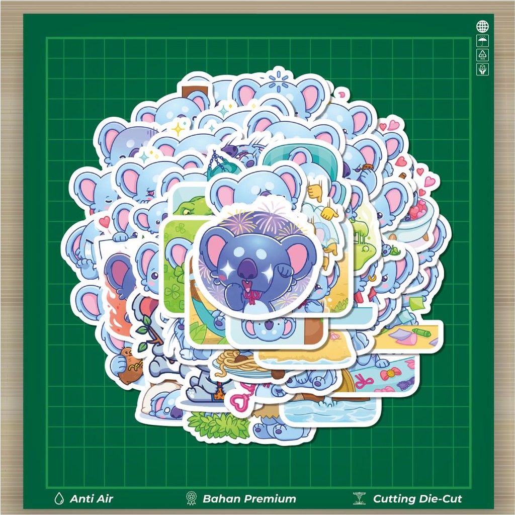 

HOT 50 PCS Stiker Kartun Funny Danny Koala Stiker Fashion Cars Decal Dingin Kartu Album Custom Vinyl Anti Air- Sticker Aesthetic Buku Journal Koper Casing HP Tablet Laptop Helm Motor Botol Minum