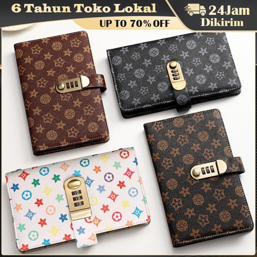 

Dompet Tabungan Tunai dengan Kunci Password / Buku Uang & Resleting PU Leather / Organizer Keuangan Keluarga & Penyimpanan Logam Mulia