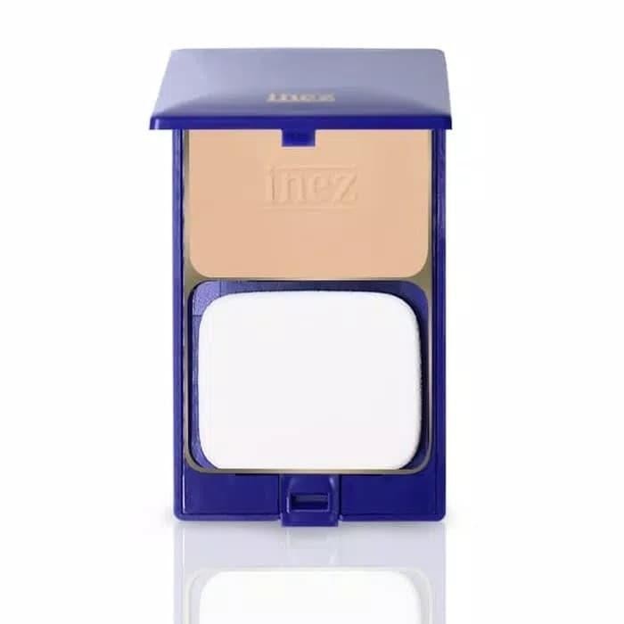 Inez Compact Powder Full Case Refill Bedak Padat Natural Make Up Pengantin Kontrol Minyak
