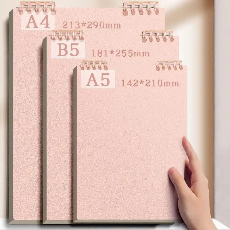 

A5 60 Sheets Thick Notebook Spiral Binding Loose-leaf Notebooks with Lines Page for Student School Office Stationery Supplies