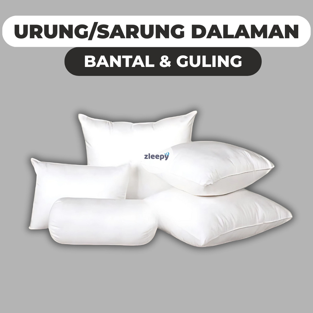 Sarung Dalaman Urung Bantal Resleting - Urung Bantal/Urung Guling - Sarung Dalaman Bantal Resleting