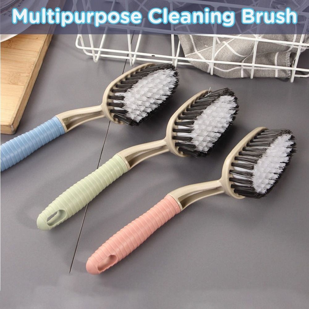 

Long Handle Cleaning Brush New Household Cleaning Rubber Grip Dusting Brush Multipurpose Toilet Brush
