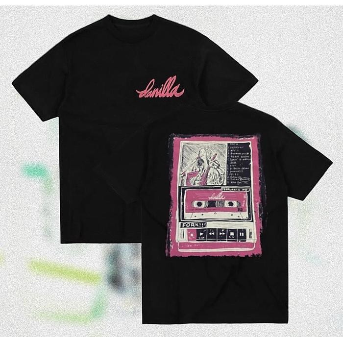 (COD) KAOS T-Shirt BAND DANILLA Bahan Tebal Cotton Combed 24skaos distro bahn katun lembut nyaman ut