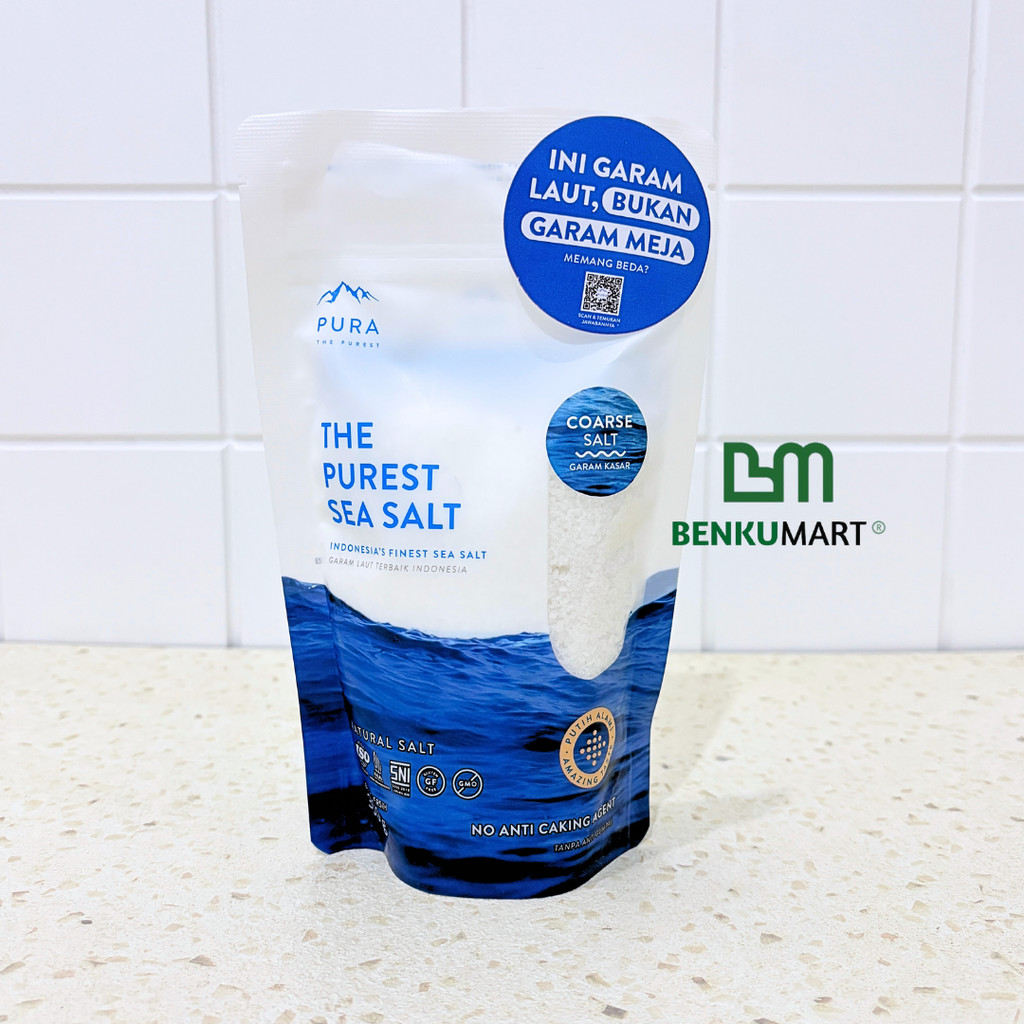 

Pura Sea Salt Coarse (300gr) - Garam Laut Kasar - Garam Organik - COARSE/KASAR