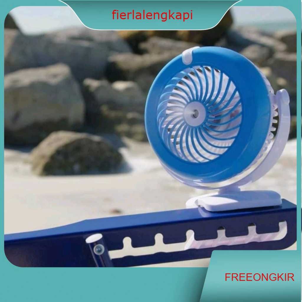 Kipas Angin Portable Air Cooler Humidifire / Kipas Angin Jepit / Kipas Angin Facemist