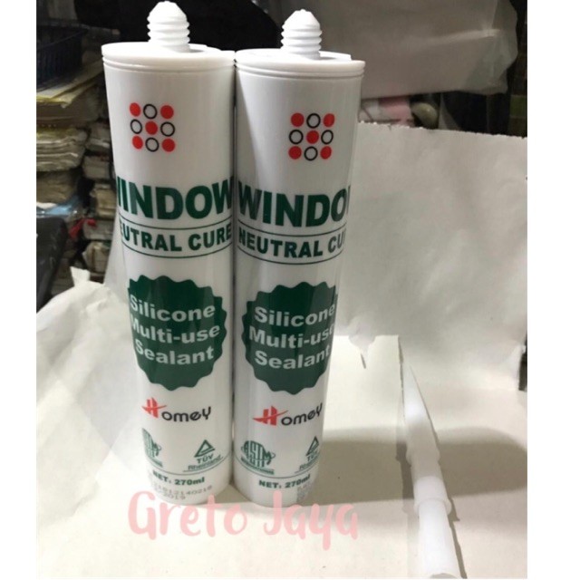 ( Window GRH ) Lem Kaca Silikon Sealant Silicone Netral Neutral WINDOW GRH Sealan Silicon
