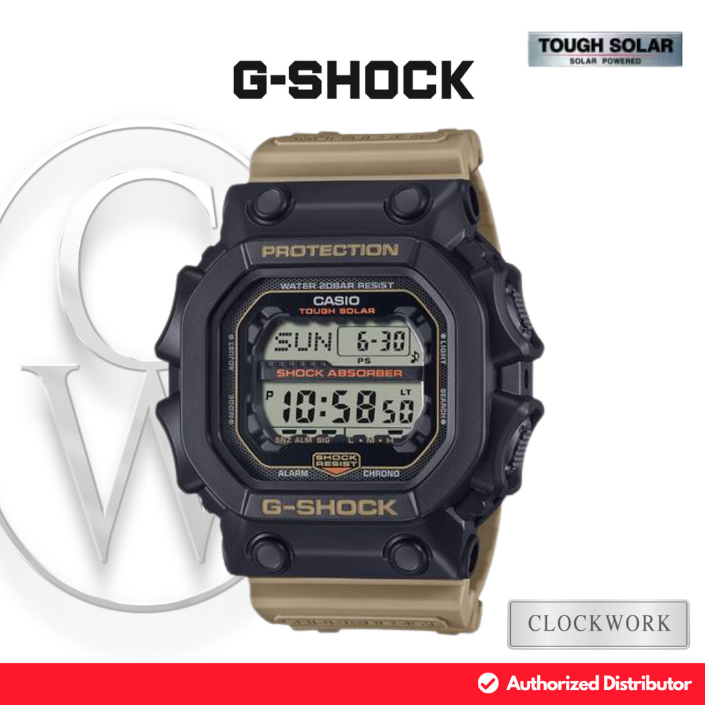 Jam Tangan Pria Casio G-Shock GX-56TU-1A5 / GX 56TU Karet Resin Digital Sporty "King Kong" Coklat Hi