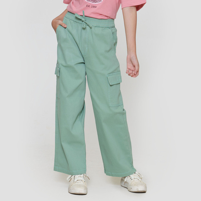 Nevada Cargo Pocket Tempel Paperbag Celana Panjang Anak Perempuan 122883588