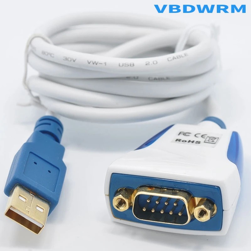 FTDI Chip USB to RS232 cable USB2.0 to RS232 Converter USB-A to DB9 for Windows Mac Win 11/10