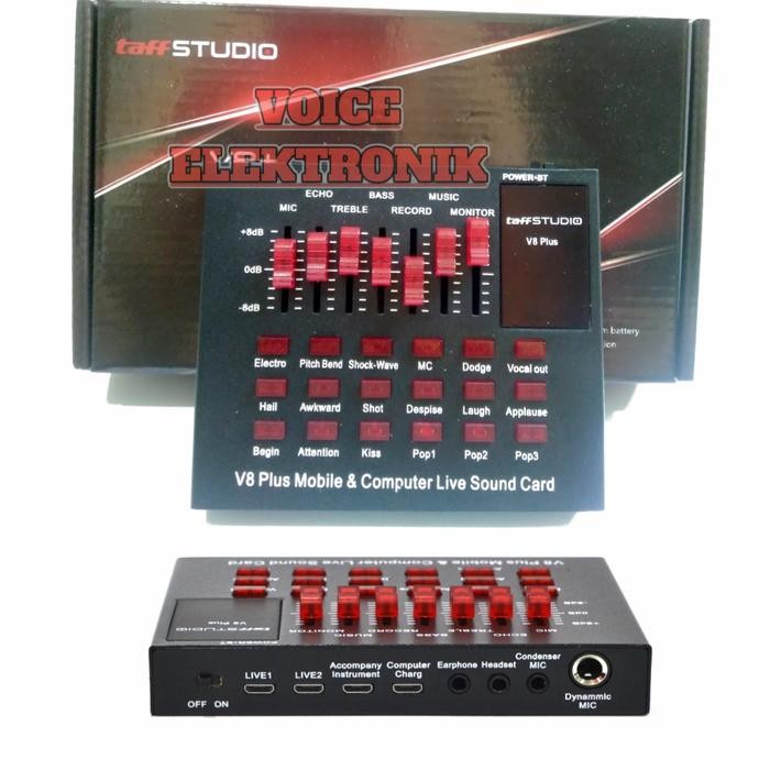Soundcard V8 Plus taffstudio Bluetooth