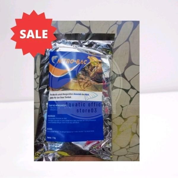 Probiotik nitrobacter 1 kg / nitrobacter / probiotik / probiotik koi / probiotik ikan / probiotik ud