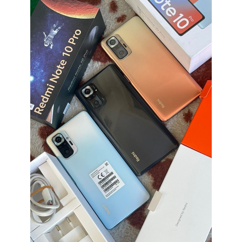 Xiaomi Redmi Note 10 Pro Ram 6/64GB | Ram 6/128GB | Ram 8/128GB Second Resmi