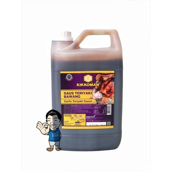 

PROMO! Kikkoman Garlic Teriyaki Sauce-Saus Teriyaki Bawang Halal 2.2 Kg