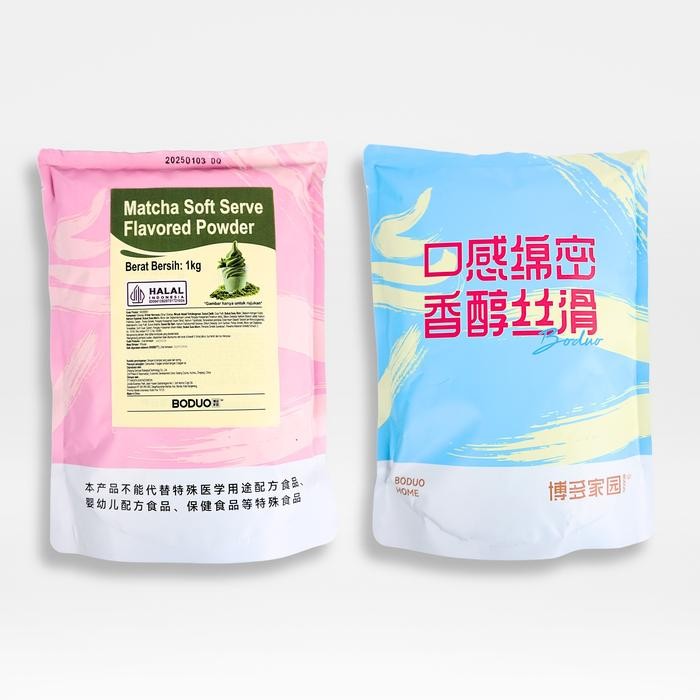 

PROMO! Matcha Flavored Ice Cream Powder Boduo