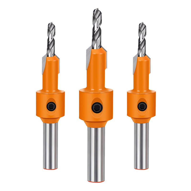 

Counter sink Drill Bit Set for Wood 8mm Shank HSS Wood Screw Drill Router Bits Hole Punch Woodworking Tools