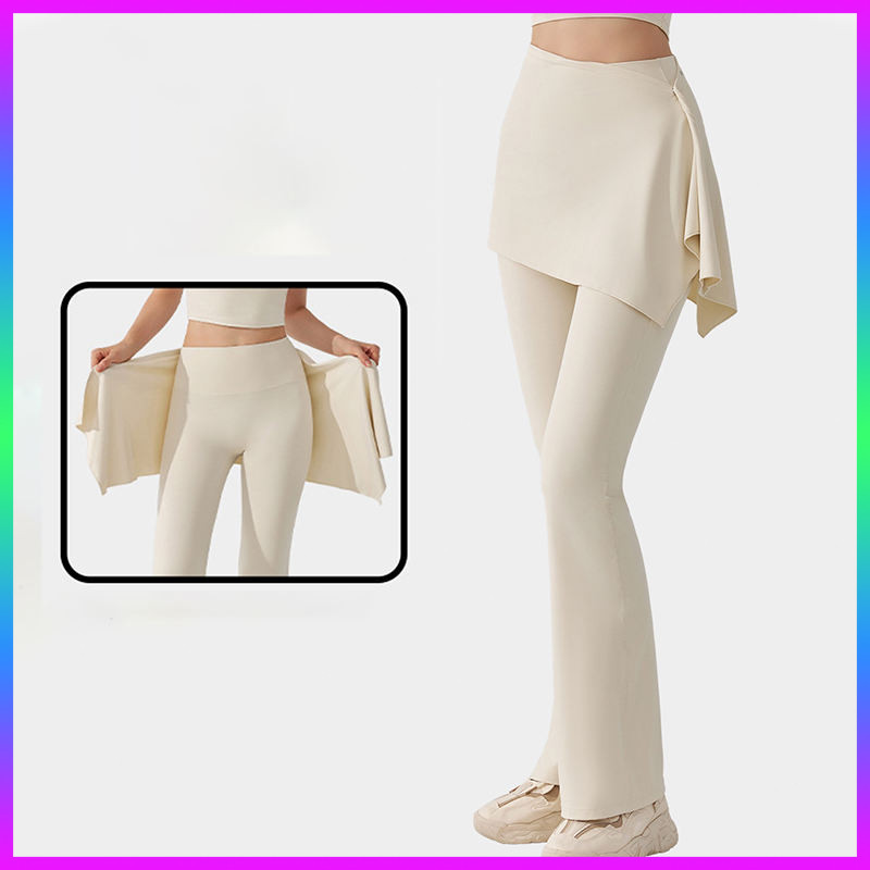 lululem0n wanita Lululem0n casual yoga workout two-piece flared pants YK335